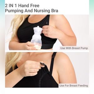 Nursing & Maternity Hands Free Pumping and Nursing Bra size L
